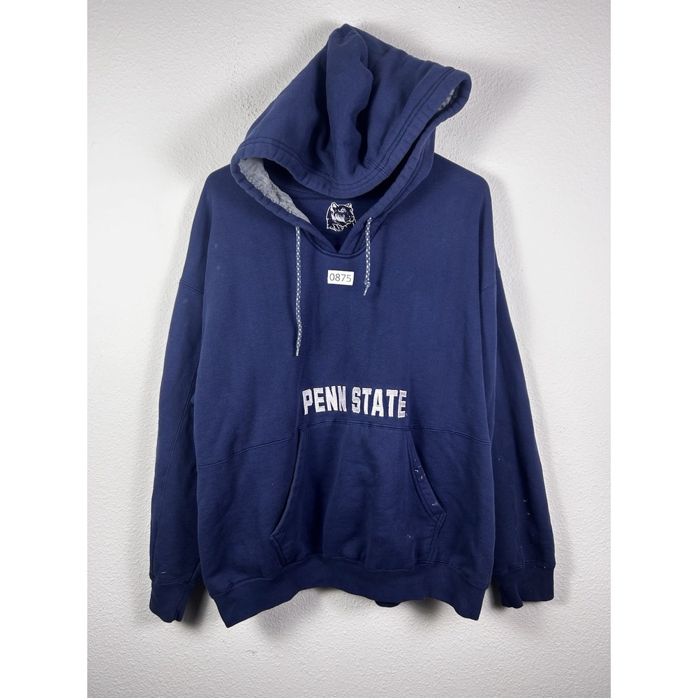 2000s Penn State Drawstring Navy Blue Hoodie Sz L